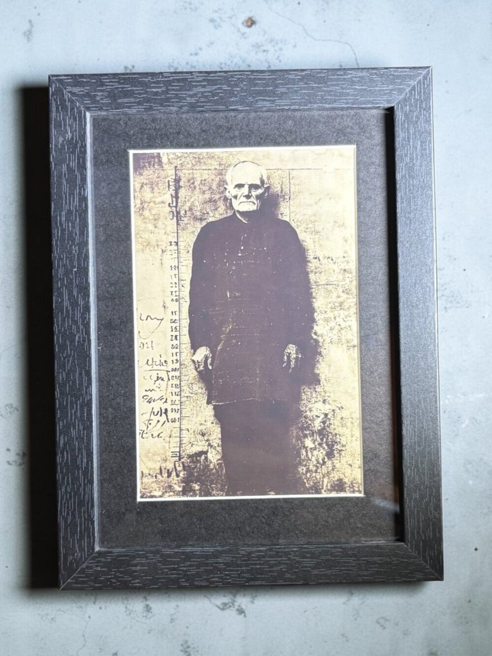 Eerie Vintage Portrait Framed Art | 5x7 Gothic Décor